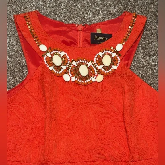 Laundry By Shelli Segal Women’s 8 Red Dress - Picture 5 of 15